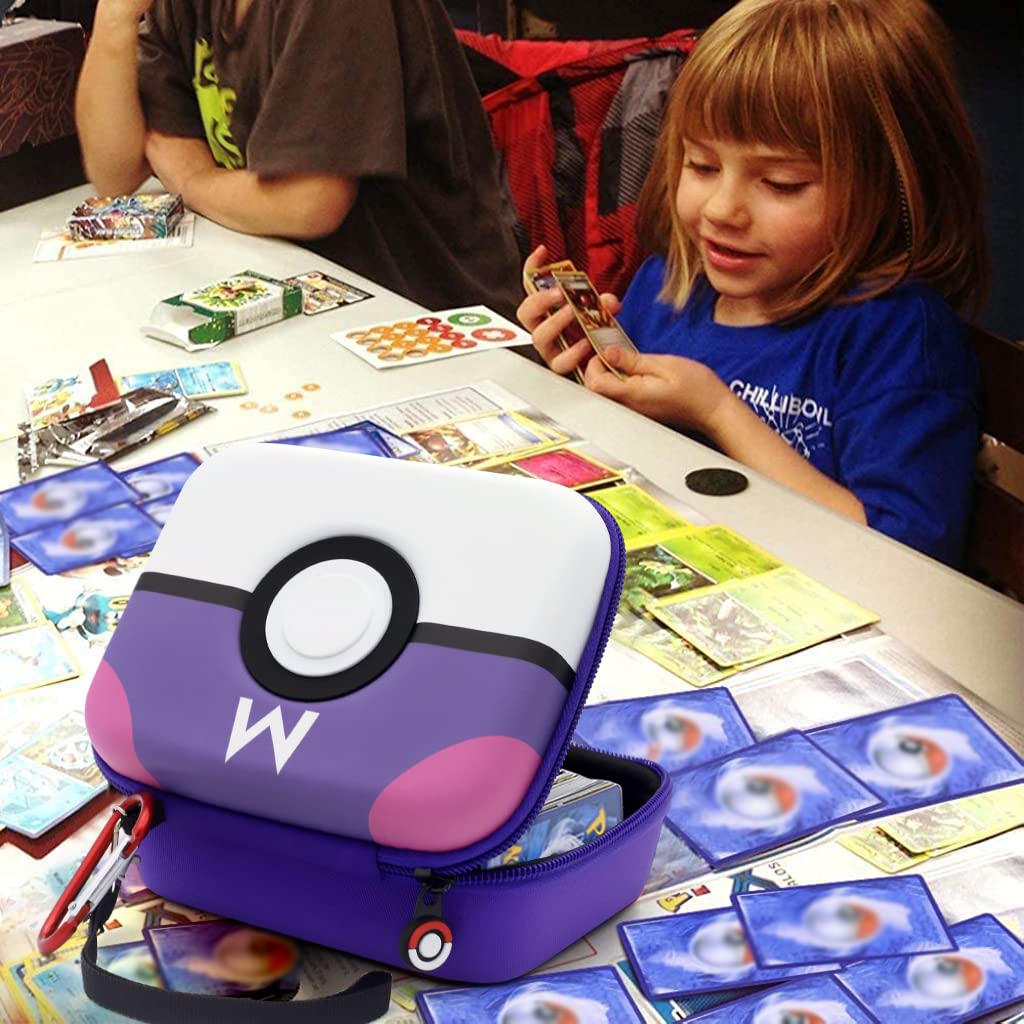 PATPAT Poke-mon Binder, Poke-mon Cards Holder for 200 Trading Cards Cartoon Prints Zipper Bag Trading Cards Binder Trading Cards Album Organizer Bag Game Cards Case Xmas Gifts for Kids Boys Girls Mew PATPAT Poke-mon Binder, Poke-mon Cards Holder for 200 Trading Cards Cartoon Prints Zipper Bag Trading Cards Binder Trading Cards Album Organizer Bag Game Cards Case Xmas Gifts for Kids Boys Girls Mew
